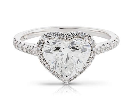 diamond heart shape ring prestige  store luxury items  exceptional savings