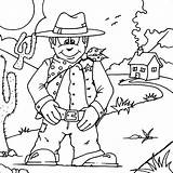 Western Coloring Cowboy Colouring Pages Printable Printables West Wild Cowboys Print Theme Kleurplaten Town Kids Sheets Rodeo Color Getcolorings People sketch template