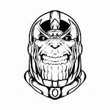 Thanos Coloring Pages Shirt Teepublic sketch template