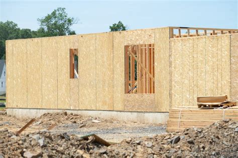 building  plywood house stock image image  wooden