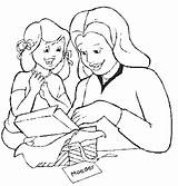 Moederdag Muttertag Ausmalbilder Dagen Kado Pintar Animaatjes Educar sketch template