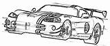 Dodge Viper Coloring Pages Car Acr Charger Police sketch template