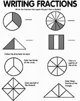 Fractions sketch template