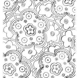 beautiful flower mosaic coloring page pattern coloring pages