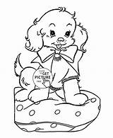 Coloring Puppy Pages Cute Kids Puppies Animal Hard Printable Drawing Colouring Sheets Print Printables Christmas Wuppsy Clipart Popular Coloringhome Getdrawings sketch template