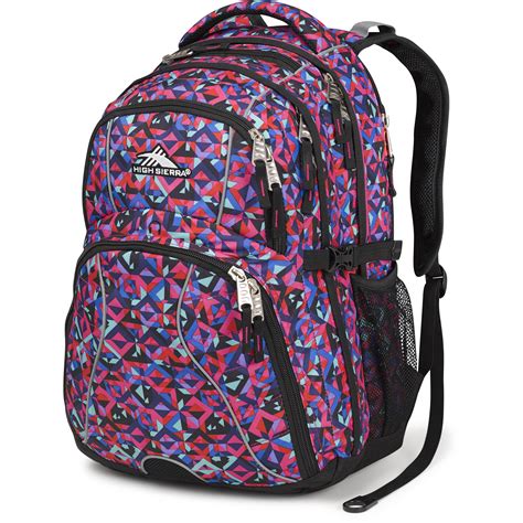 high sierra swerve backpack kaleidoscope black