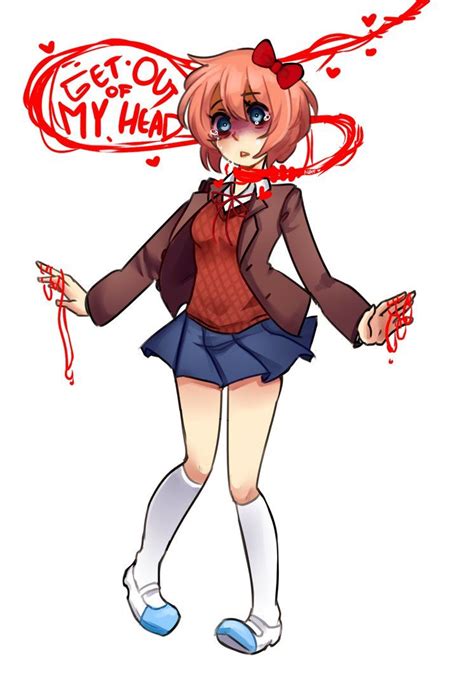 doki literature club sayori pose