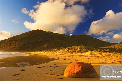 whisky bay wilsons promontory national stock photo