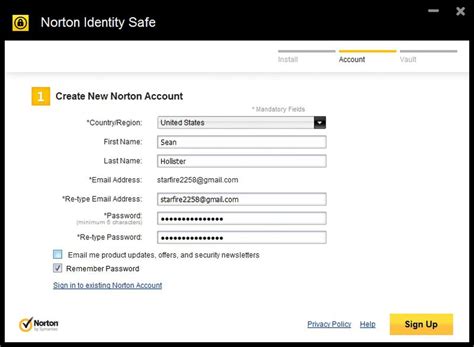 Norton Identity Safe Screenshots The Verge