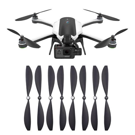 gopro karma drone aksesuar parcalari icin pairs siyah dayanikli pervane bicaklari kanatlari