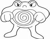 Poliwrath Pokemon Pages Coloring Rhydon Seadra Primeape sketch template