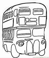Coloring Pages Bus British Printable Britain Great Tourist Colouring Online Comments Books sketch template
