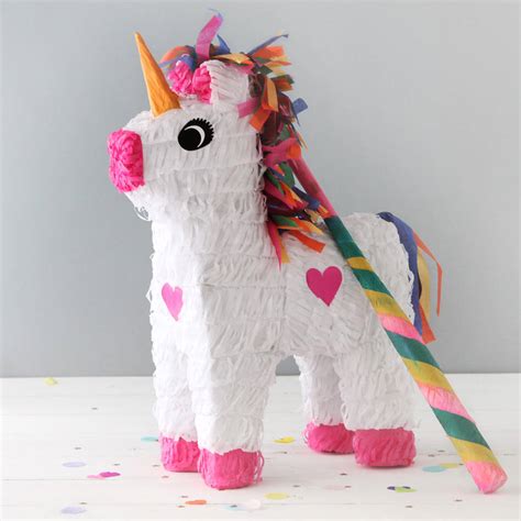 personalised unicorn party pinata  postbox party notonthehighstreetcom