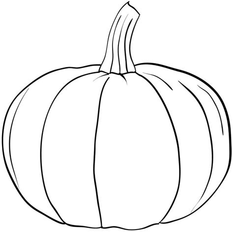 coloring page pumpkin  objects printable coloring pages