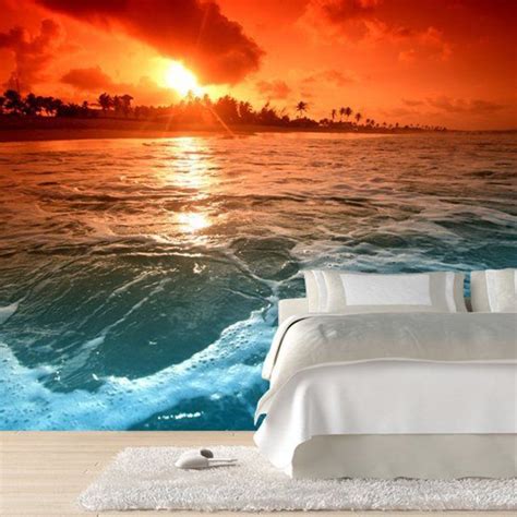 ocean  dusk wall mural wall murals ocean dusk