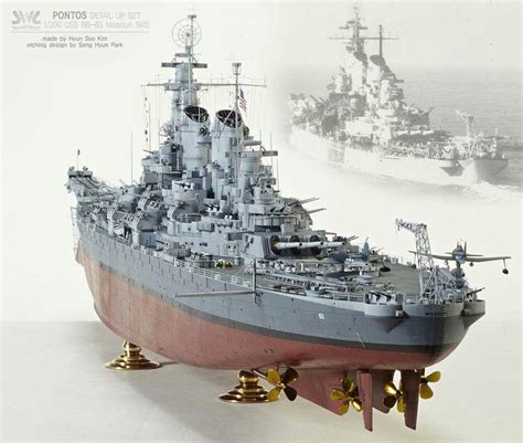 Missouri Bb63 1 200 By Kim Hyun Soo Model Warships Scale Model Ships