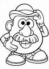 Potato Mr Head Coloring Pages Printable Toy Story Kids Monsieur Dessin Drawing Fun Patate Disney Color Sheets Parts Imprimer Coloriage sketch template