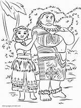 Moana Coloring Pages Tui Sina Printable Print Disney Maui Drawings Look Other 4kb sketch template