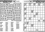 Pasatiempos Crucigramas Cruzadas Crucigrama Autodefinidos Secundaria Clasicos Tablero Casillas Amistad Valor Matematicas sketch template