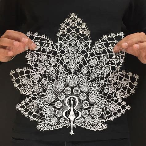 intricately delicate papercut designs  riu freeyork