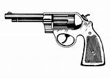 Revolver Malvorlage Geweer Colt Kleurplaten 9mm Uzi Handgun Pistols Ak 1858 Gangster Peacemaker Monochrome Colorized M60 Nambu Remington Bundeswehr Armee sketch template