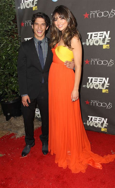 tyler posey crystal reed photos photos premiere of mtv s teen wolf arrivals zimbio