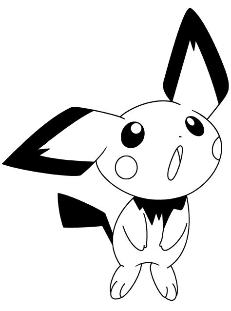 pikachu cute chibi pokemon coloring pages vuong quoc  ngu