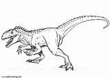 Indoraptor Indominus sketch template
