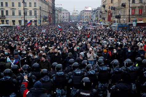 photos of protests in russia for alexei navalny the washington post