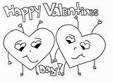 Coloring Valentines Pages Printable Kids Print sketch template