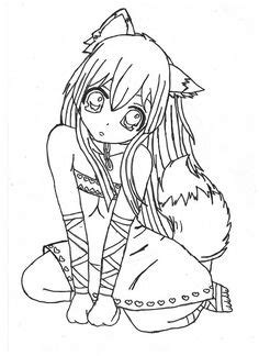 chibi fox girl anime coloring pagejpg  coloring pages