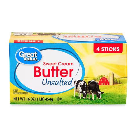 great  sweet cream unsalted butter sticks  oz walmartcom