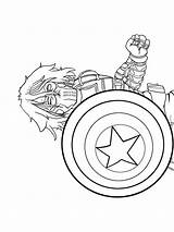 Coloring Soldier Winter Pages Captain America American Color Printable Boys Recommended Getcolorings sketch template