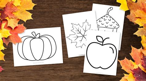 printable fall  autumn template bundle simple mom project