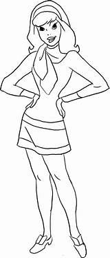 Daphne Doo Scooby Coloring Pages Blake Printable Kids Velma Sheet Colouring Draw Dinkley Beautiful Drawings sketch template
