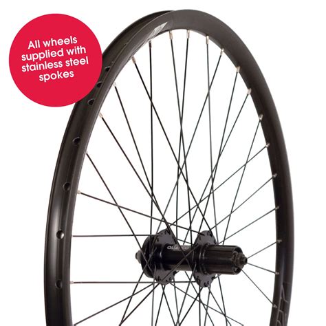 whdr wheel  rear alloy disc black rim black spokes bike corp