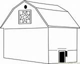 Barn Coloring Quilt Pages Coloringpages101 sketch template