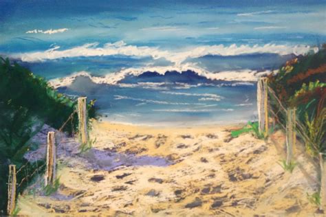 ann steer gallery beach paintings  ocean art august
