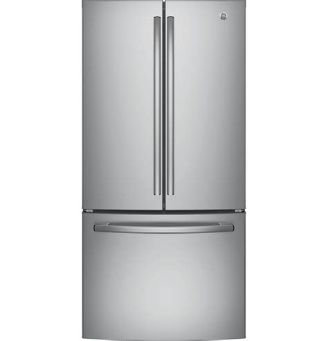 ge appliances gnejskss  cu ft french door refrigerator stainless steel