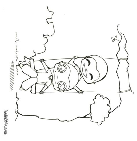 boy   swing coloring nice spring coloring page perfect coloring