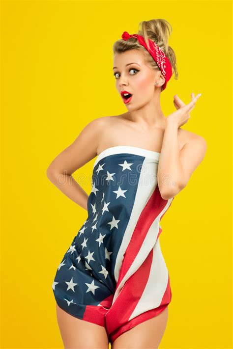 Pin Up Fashion Model Stock Image Image Of Dress