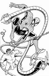 Octopus Coloring Pages Doctor Spider Man Vs Doc Ock Drawing Spiderman Dr Deviantart Drawings Printable Color Comics Getdrawings Library Getcolorings sketch template