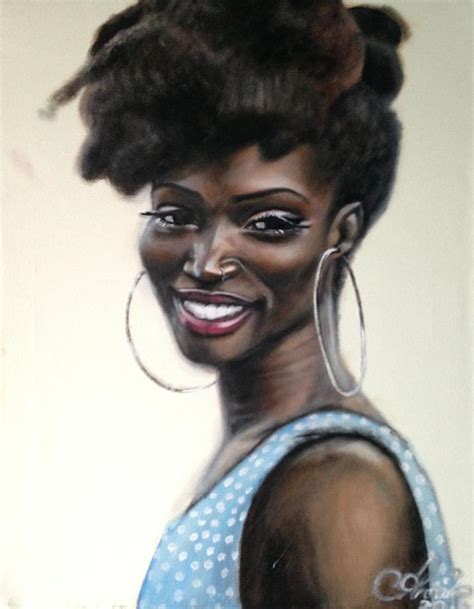 Jamaican Gyal Painting By Annika Geigel