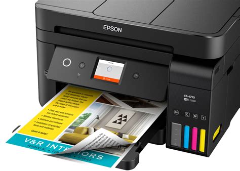 best buy epson workforce ecotank et 4750 wireless all in one printer
