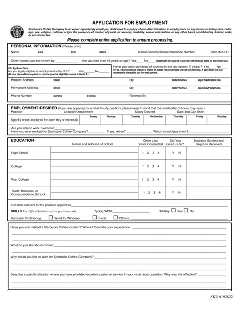 2022 Job Application Form Fillable Printable Pdf Forms Handypdf