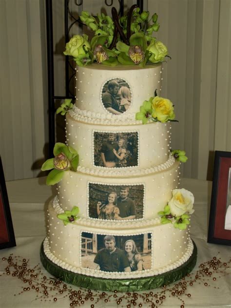 edible image wedding cake edible images   tier butte flickr