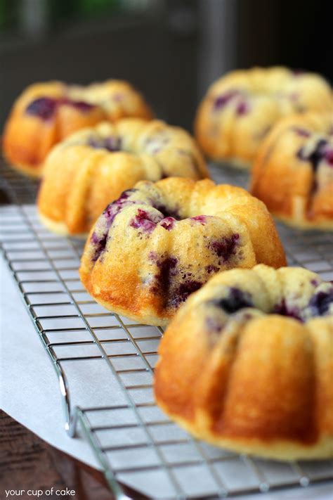 blueberry almond mini bundt cakes  cup  cake mini bundt cakes