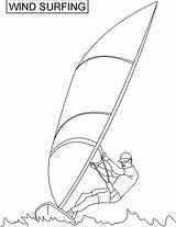 Wind Coloring Kids Printable Windsurfing Pages Surfing Drawing Surf Colouring Clipart Surfer Board Studyvillage Pdf Open Print  Choose sketch template