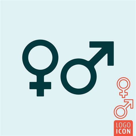 gender symbol icon  vector art  vecteezy