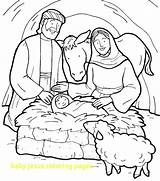 Jesus Coloring Baby Pages Printable Manger Birth Drawing Color Getcolorings Getdrawings Drawings Colorings Paintingvalley Birthday Happy sketch template
